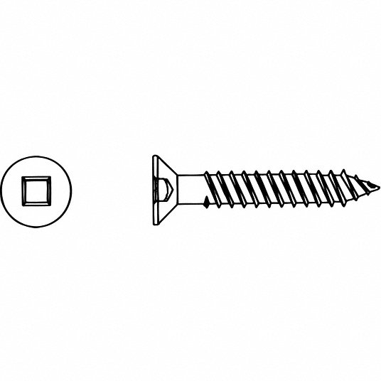 Wood Screws #8 x (1-1/4 in to 3 in)