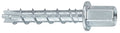 EZ Screw Anchor with Internally Threaded Head Coupler for 3/8 in Rod (1-5/8 in Length) (Non-stock)