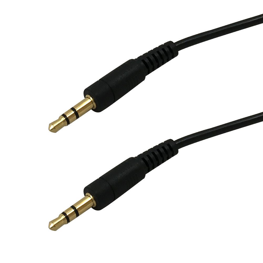 3.5 mm Stereo Male to Male Cable (3 ft, 6 ft, 10 ft)