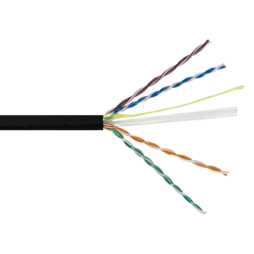CAT6 Bulk Ft6 Plenum Cable (Black/ Blue/ White)