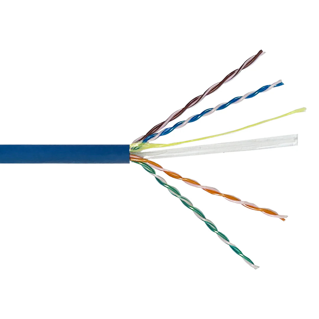 CAT6 Bulk Ft6 Plenum Cable (Black/ Blue/ White)