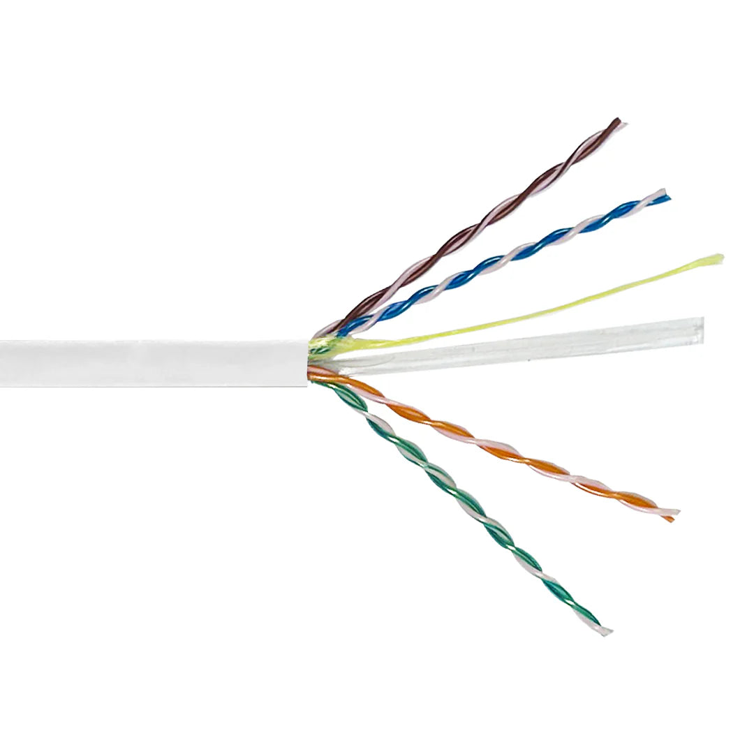 CAT6 Bulk Ft6 Plenum Cable (Black/ Blue/ White)