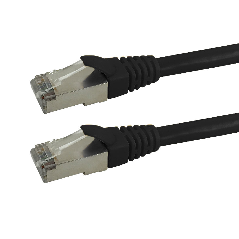 CAT6 Shielded Patch Cable (Black or White) (3 ft to 15 ft)