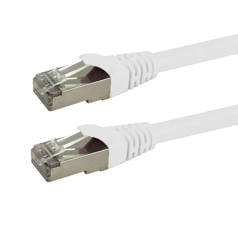 CAT6 Shielded Patch Cable (Black or White) (3 ft to 15 ft)