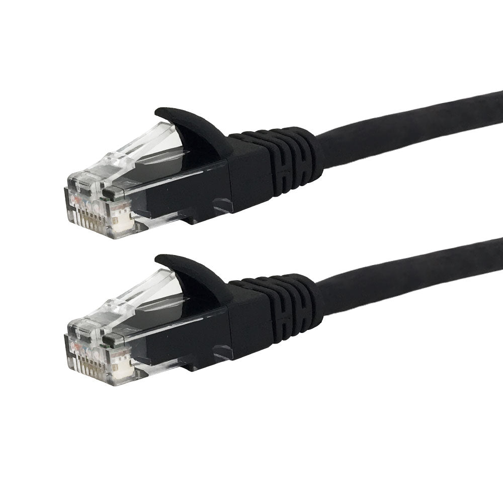 CAT6 Patch Cable (Black or White) 1ft / 2ft / 3ft / 4ft / 5ft / 6ft / 7ft / 10ft / 12ft / 15ft / 20ft / 25ft / 35ft