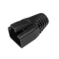 RJ45 CAT6A/CAT7 Boots for STP Plugs (Black) 8.0mm