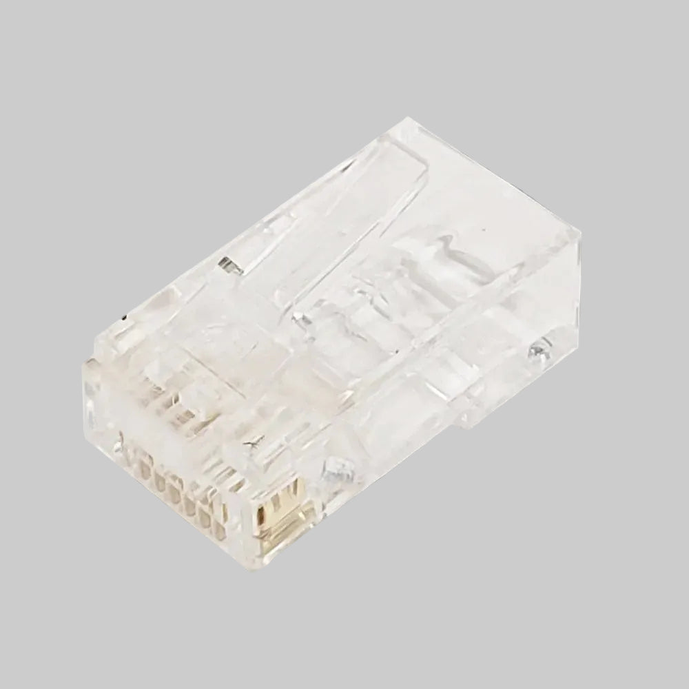 RJ45 CAT6 (Pass-thru) (Modular Plug) (Solid or Stranded)