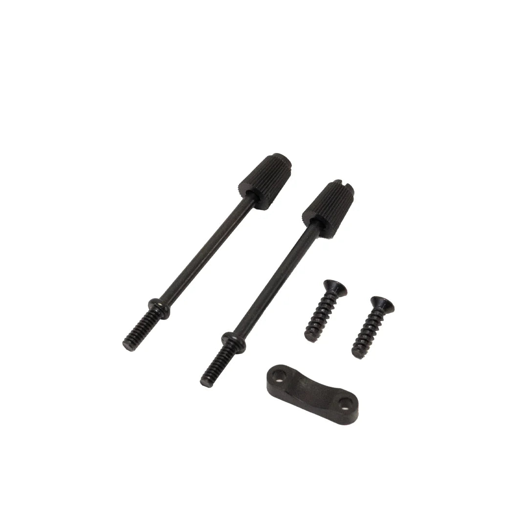 DB9 Foldover Plastic Hood with Thumbscrews (Black)