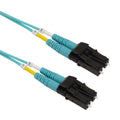 OM3 Multimode Duplex LC/LC Patch Cable Short Boot - 1.6 mm Jacket - O Plenum 50 Meter Length