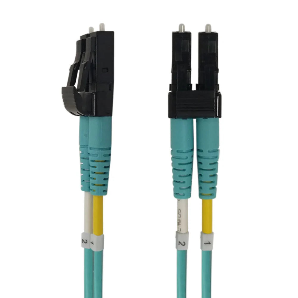 OM3 Multimode Duplex LC/LC Patch Cable Short Boot - 1.6 mm Jacket - O Plenum 50 Meter Length