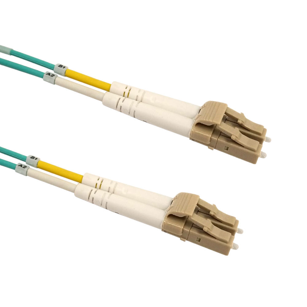 OM3 Multimode Duplex LC/LC Patch Cable 50 Micron 2 mm Jacket 2 Meter