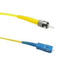 1M SC-ST Singlemode Simplex Fiber Patch Cable 3 mm LSZH/OFNR 3 ft