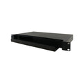1U 19 in Rackmount FDU with Slide Out (Holds 2 Panels) (Black)