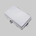 Indoor/outdoor 4-PORT Plastic Fiber Wall Mount Terminal Box (White)