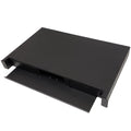1U LGX Style Sliding Panel Holds 3 Cassettes (Black)