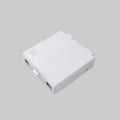 Indoor 2-PORT Wall Outlet Fiber Surface Mount Box (White)