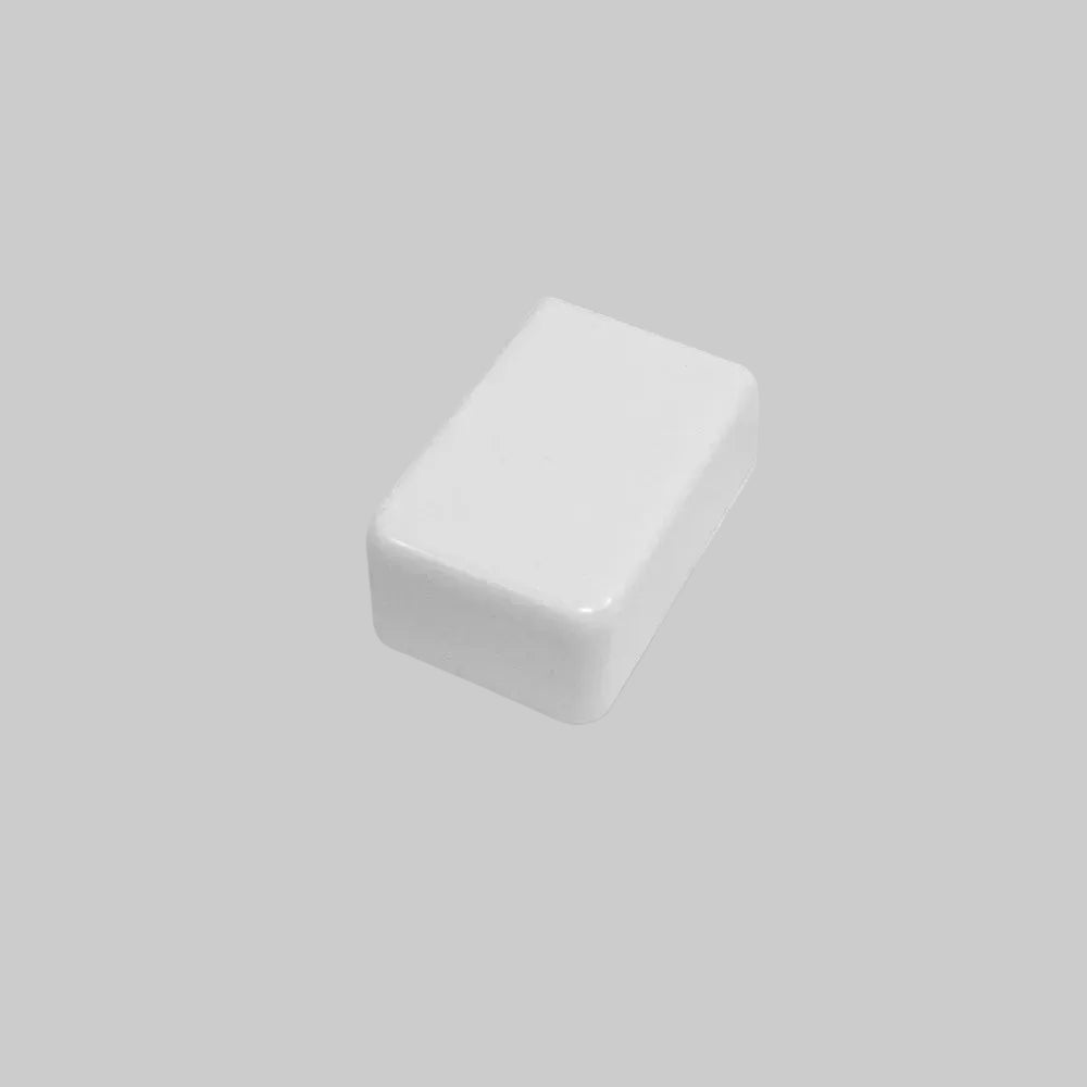 End Cap for RW-1911-WH Raceway (19 mm x 11 mm) (White)
