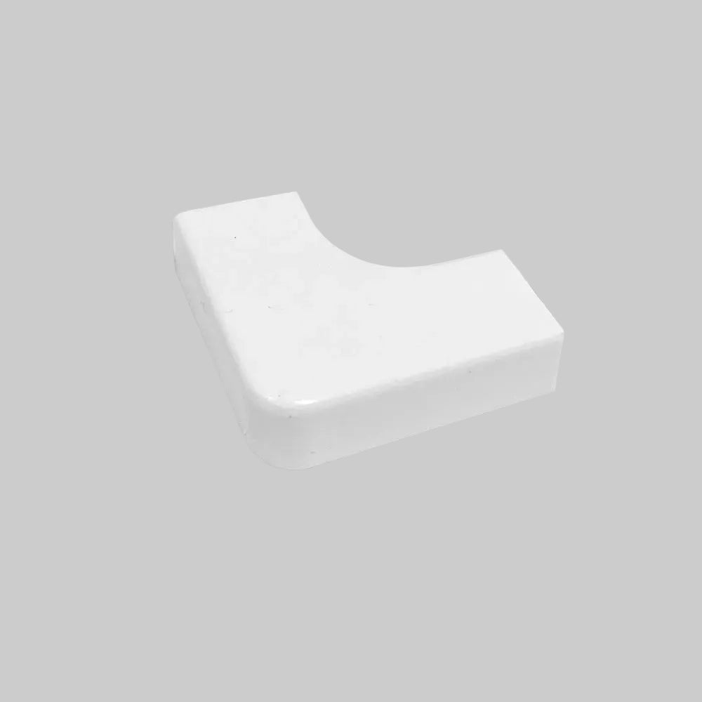 Right Angle for RW-1911-WH Raceway (19 mm x 11 mm) (White)
