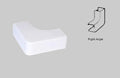 Raceway Right Angle for RW-200-WH / Type-2 1-1/4 in x 5/8 in Raceway (White)