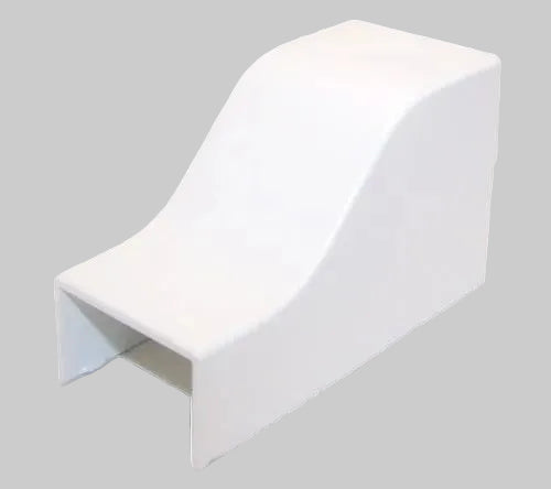 Ceiling Entrance Cap for Type-2 Raceway White (1-1/4 x 5/8)