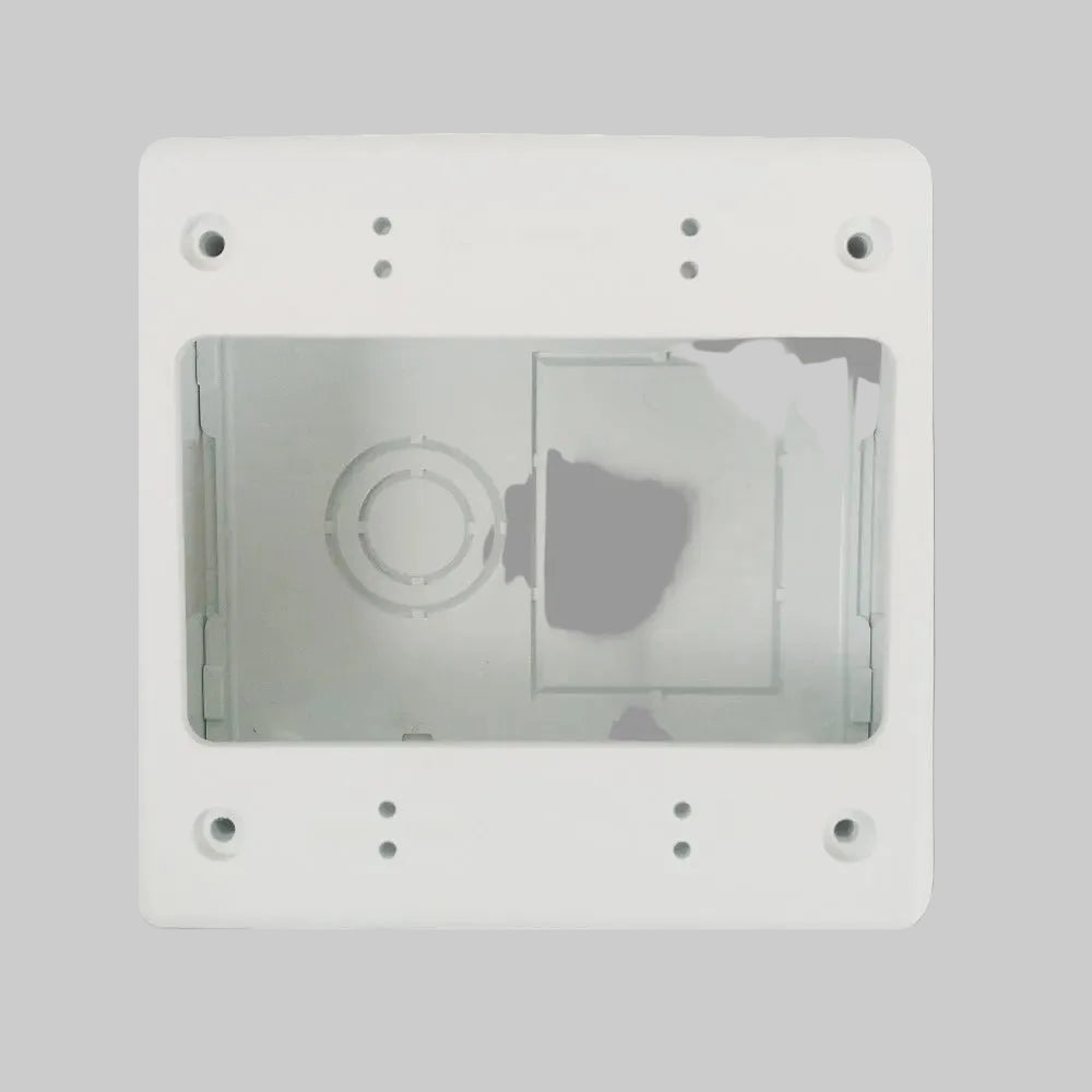 2 Gang Surface Mount Box (White)