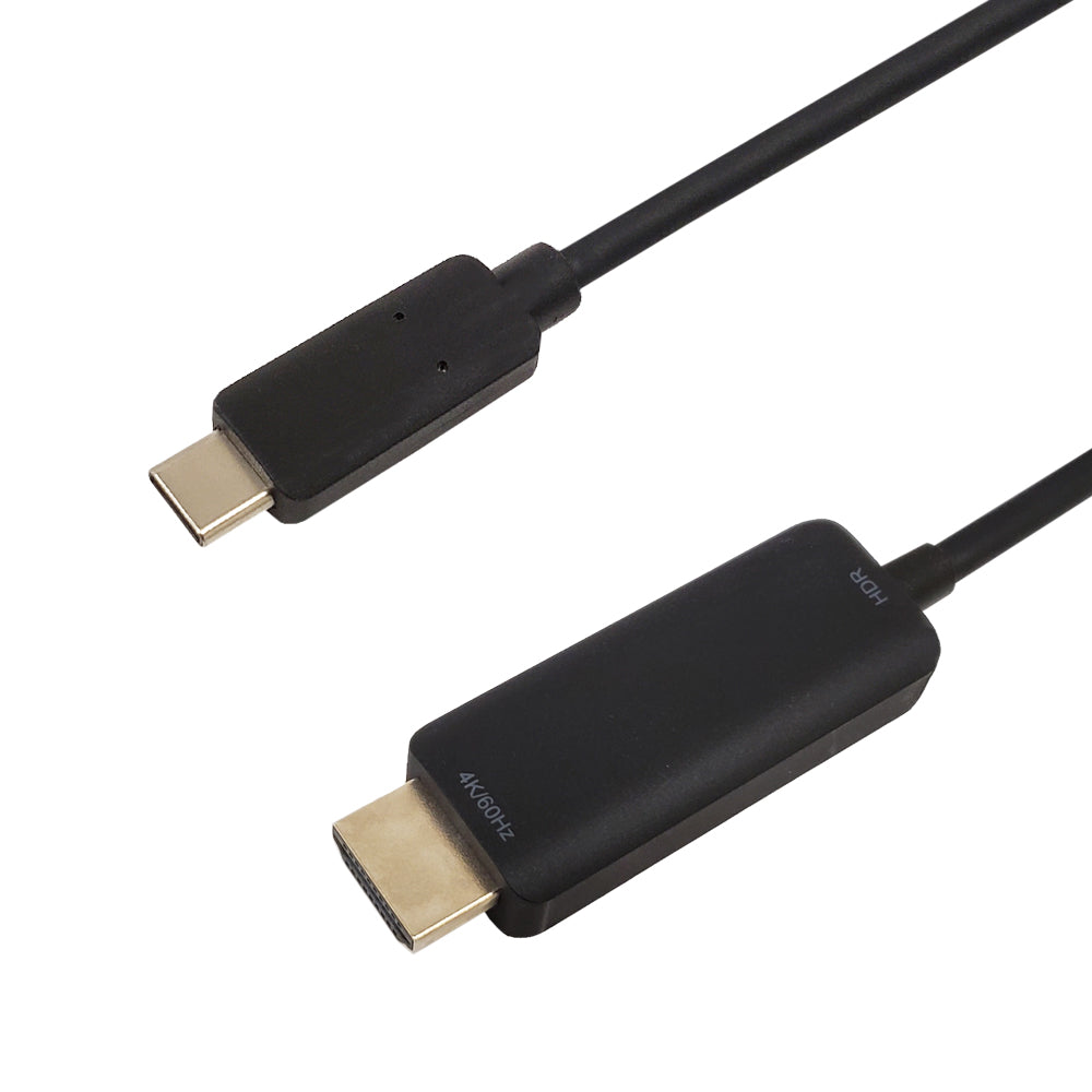 USB 2.0 to C Male to HDMI Male 4K 60HZ Cable 10 ft