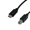 USB 2.0 Type to c Male to B Male Cable 6 ft