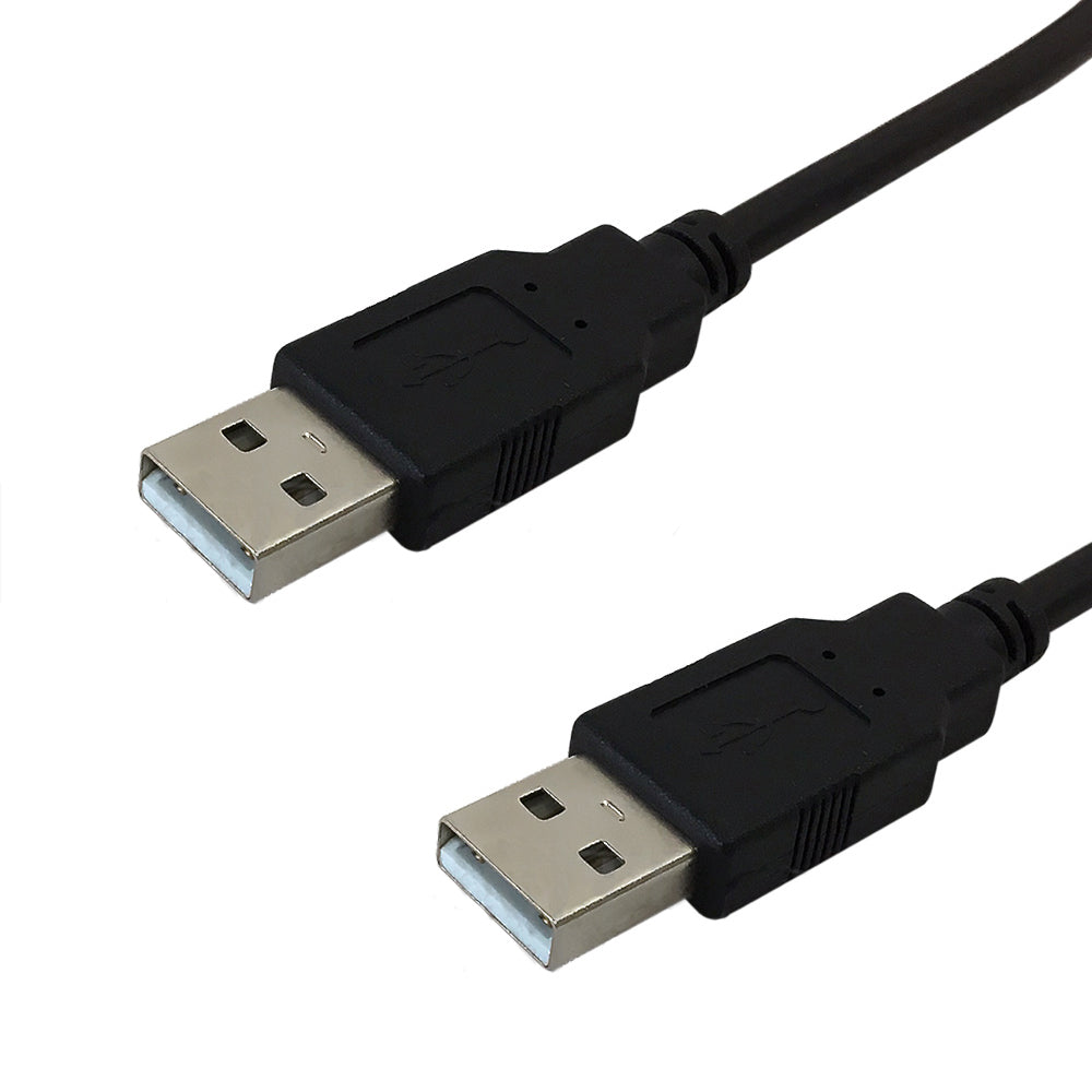 USB 2.0 Type-A Male to Type-A Male Hi to speed Cable 3 ft