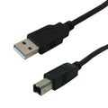 USB 2.0 (A) to (B) Cable 6 ft
