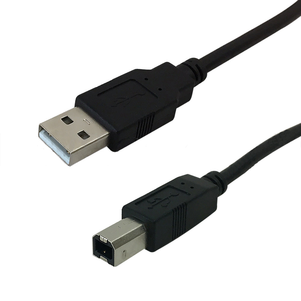 USB 2.0 (A) to (B) Cable 6 ft