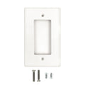 1 Gang Decora Wallplate (White or Black)